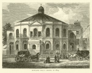 Rowland Hills Kapel in 1814 door English School